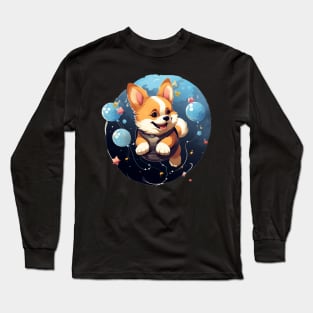 cute corgi Long Sleeve T-Shirt